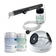 MicroBlaster 口外噴砂機＋氧化鋁噴砂粉＋BioChamber 密閉噴砂排氣系統