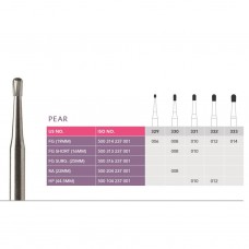 Prima Dental OD Prep Pear Burs